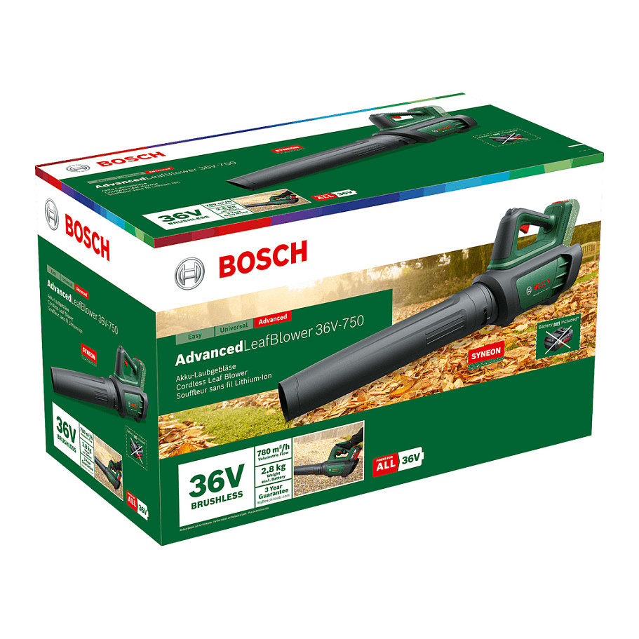 Akumulatorski puhač lišća BOSCH AdvancedLeafBlower 36V-750 (bez baterije i punjača, 200 km/h, 750 m³/h)-3