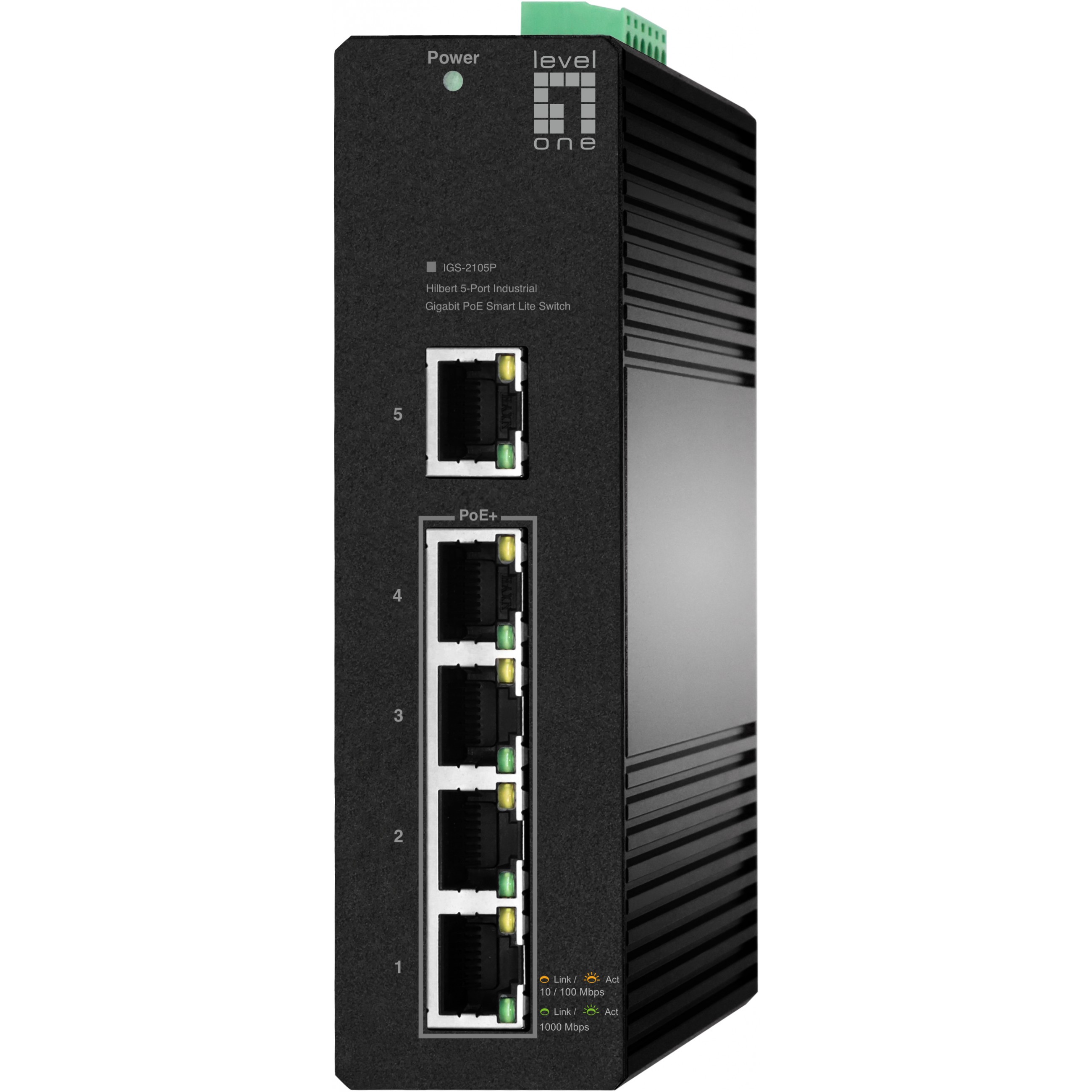 Switch LEVELONE IGS-2105P (5-portni Gigabit, 4x PoE)