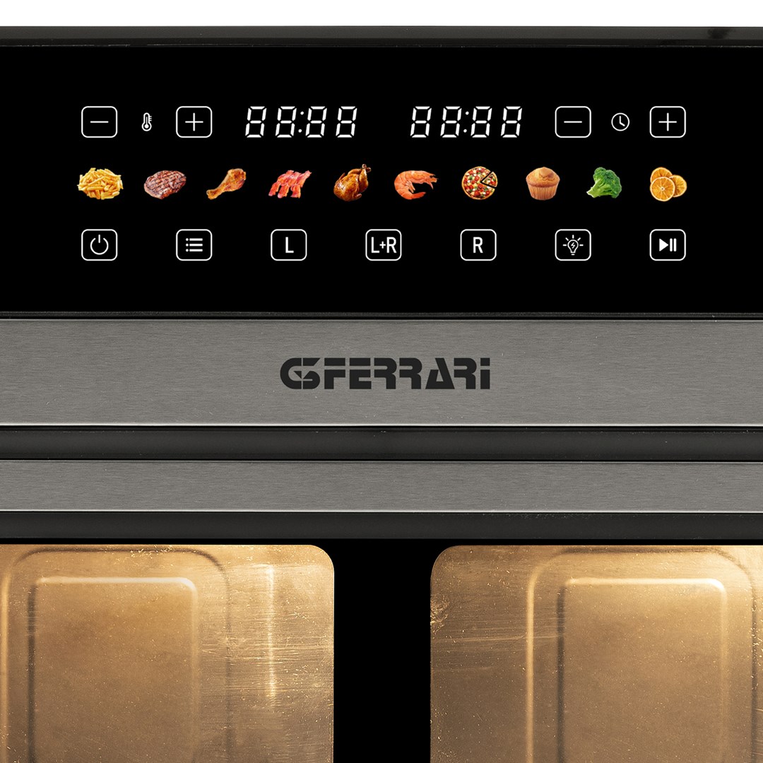 Friteza na vrući zrak G3 FERRARI G10223 (Dvostruka, 12L, 2200W, Crna/Inox)-4