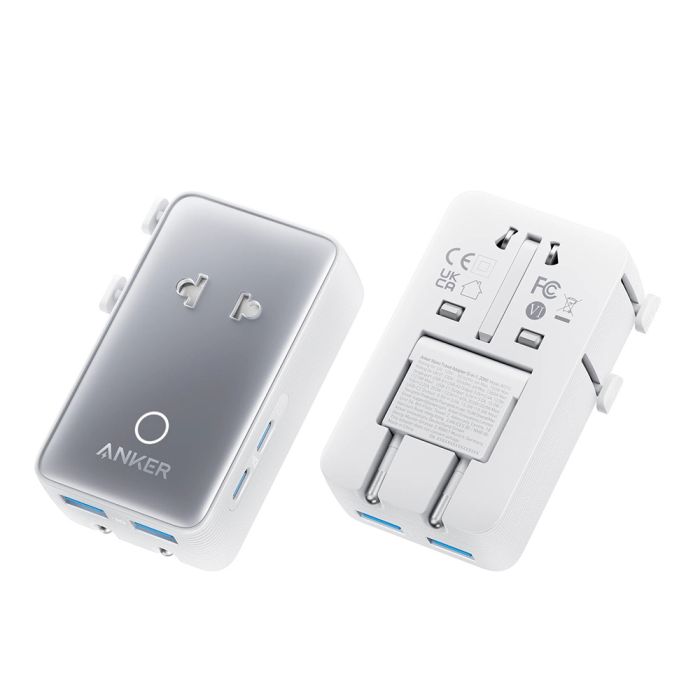 Putni adapter ANKER Nano Travel Adapter 5in1 (20W, bijeli)