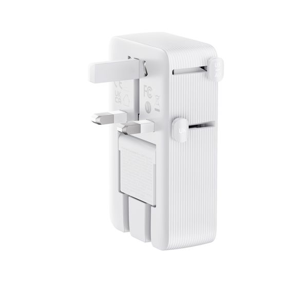 Putni adapter ANKER Nano Travel Adapter 5in1 (20W, bijeli)-9