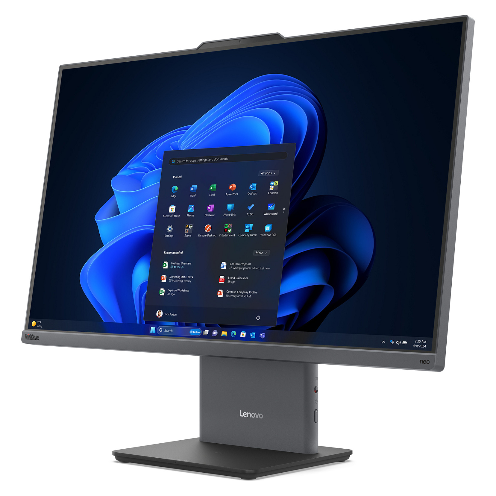 AIO računalo LENOVO ThinkCentre Neo50a-27 G5 (27" FHD, i7-13620H, 16GB, 512GB SSD, W11P)-1