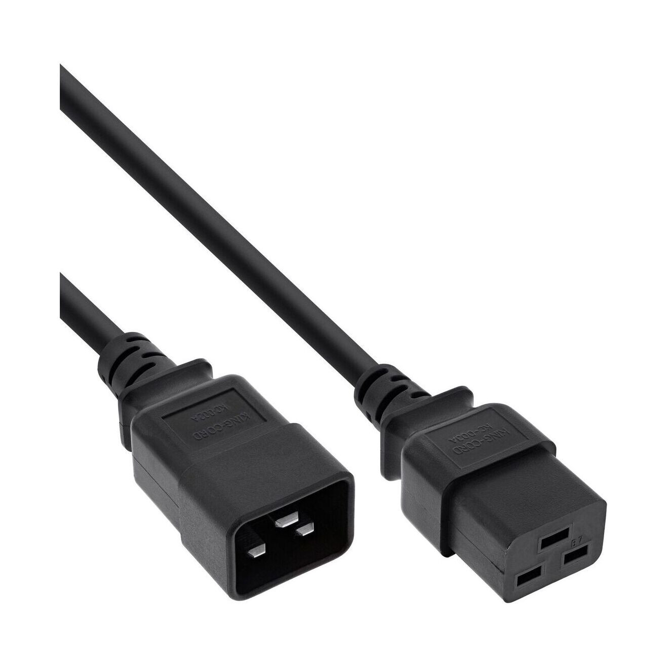 Strujni kabel INLINE IEC C19 na C20 (3x1.5mm², 16A, 2m)-1