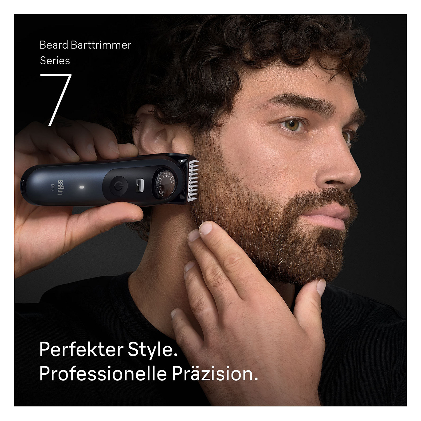 Trimer za bradu BRAUN Series 7 BT7520 (baterija/struja, tamno plava metalik, 6 nastavaka)-2