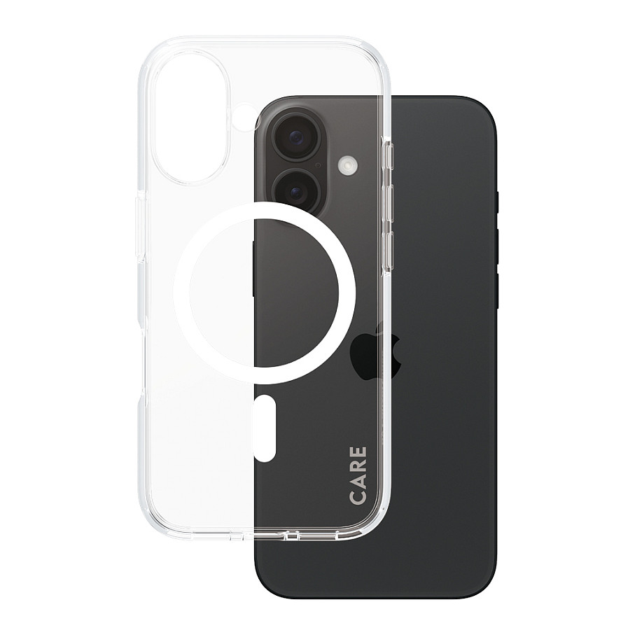 Maskica PANZERGLASS CARE Case Flagship White MagSAFE za iPhone 16-0