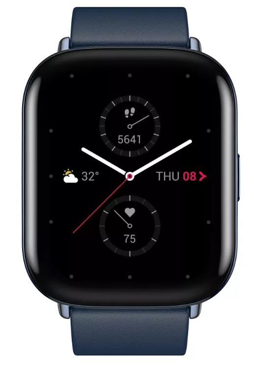 Pametni sat AMAZFIT Zepp E Square (1,65", AMOLED, BioTracker PPG, SpO₂, 5ATM, Deep Sea Blue)