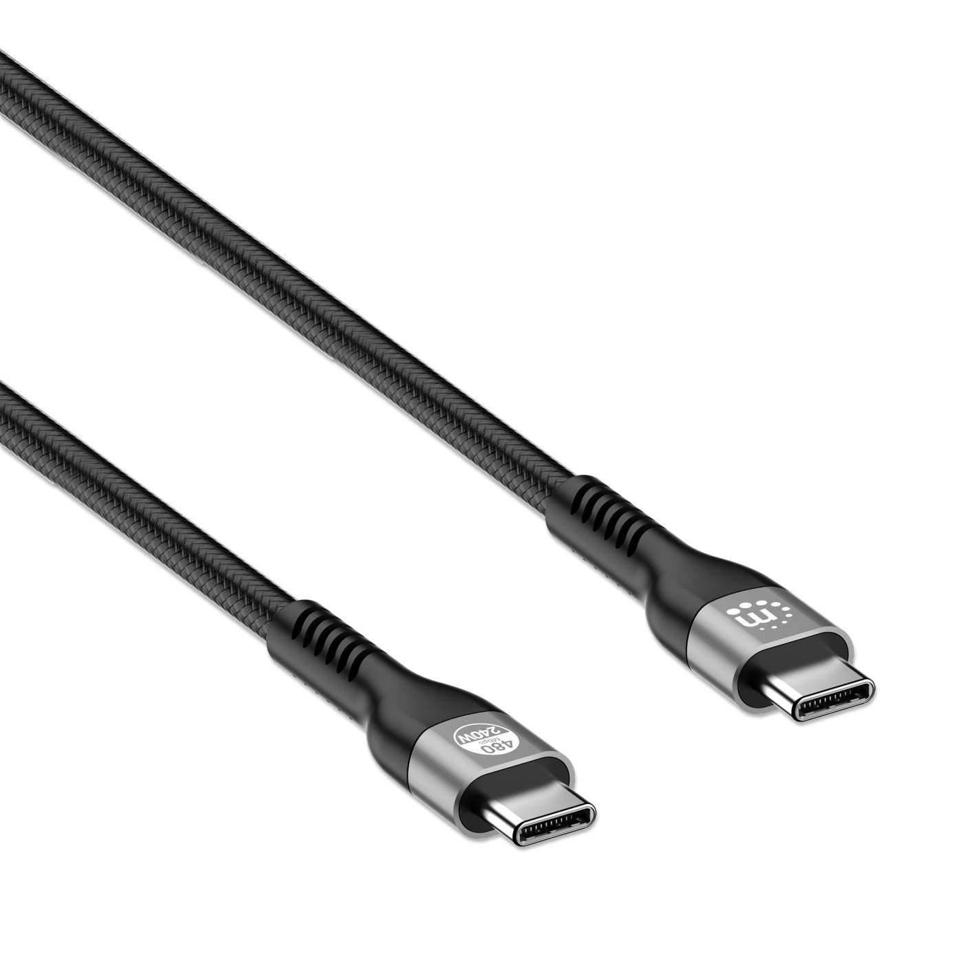 Kabel MANHATTAN USB-C na USB-C (PD 3.1, 240W, 480Mbps, 2m)-1