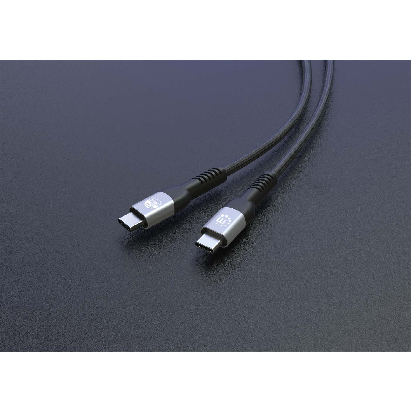 Kabel MANHATTAN USB-C na USB-C (PD 3.1, 240W, 480Mbps, 2m)-4