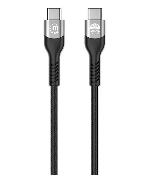 Kabel MANHATTAN USB-C na USB-C (PD 3.1, 240W, 480Mbps, 2m)-6