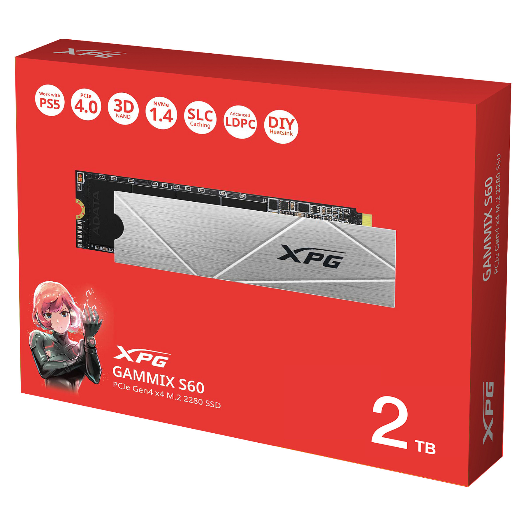 M.2 NVMe SSD ADATA XPG GAMMIX S60 (2TB, PCIe 4.0)-7
