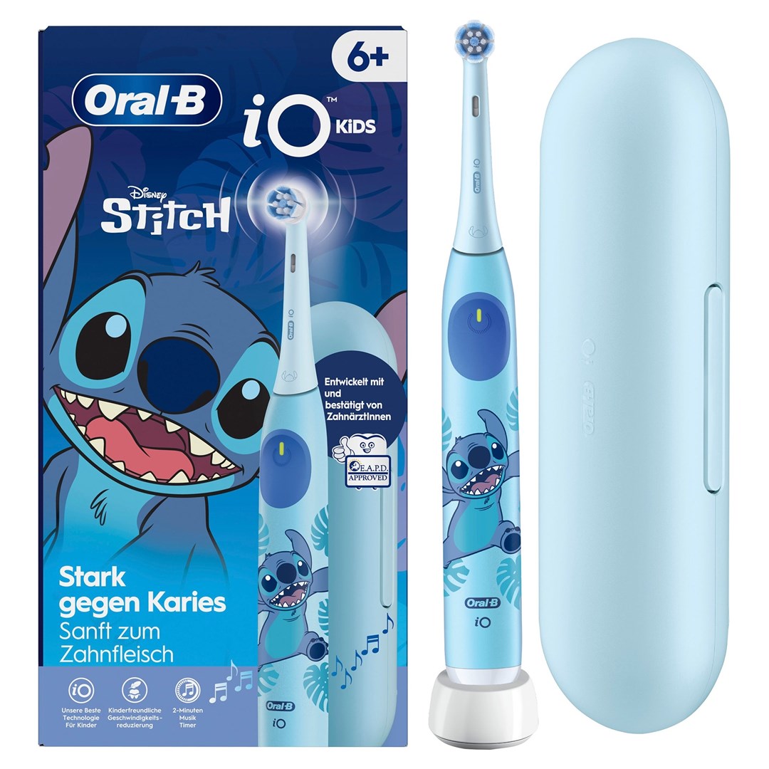 Dječja električna zubna četkica ORAL-B iO Kids Stitch (Plava)-0