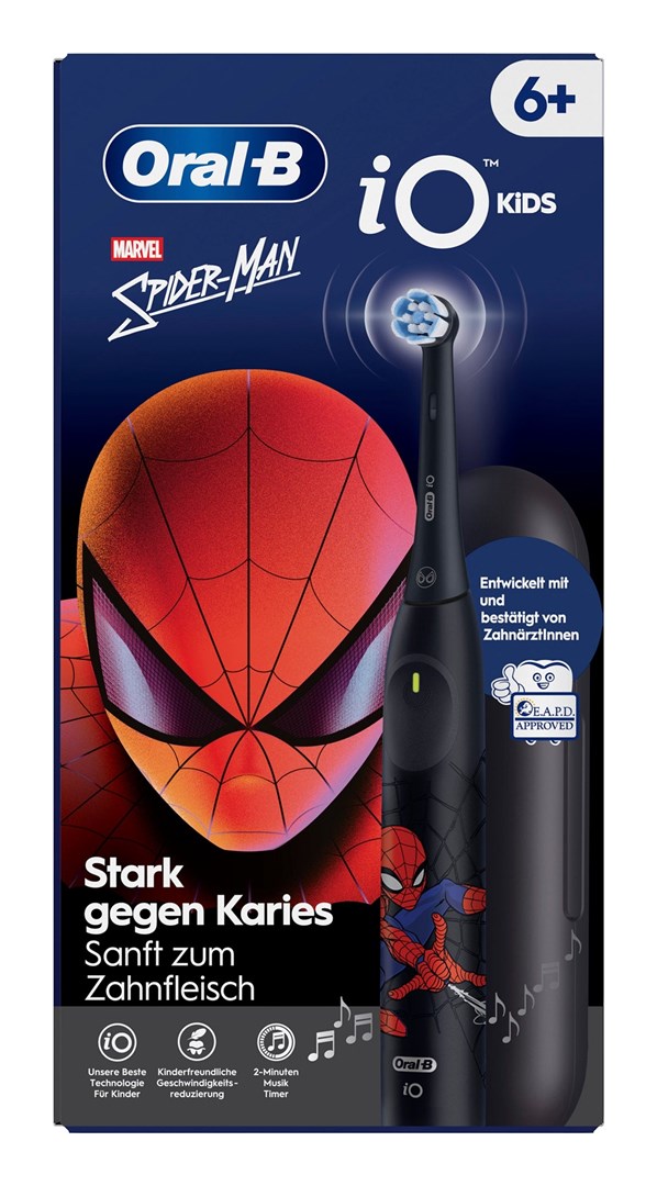 Električna četkica za zube ORAL-B iO Kids Spiderman (dječja, crna)-1