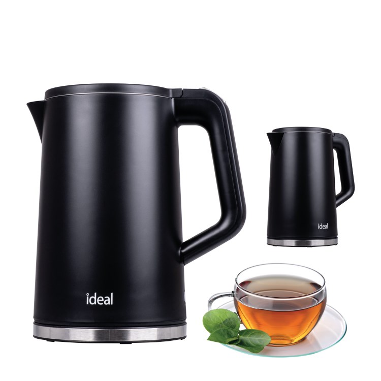 Kuhalo za vodu IDEAL (1.7L, 1500W, inox, crno)-4