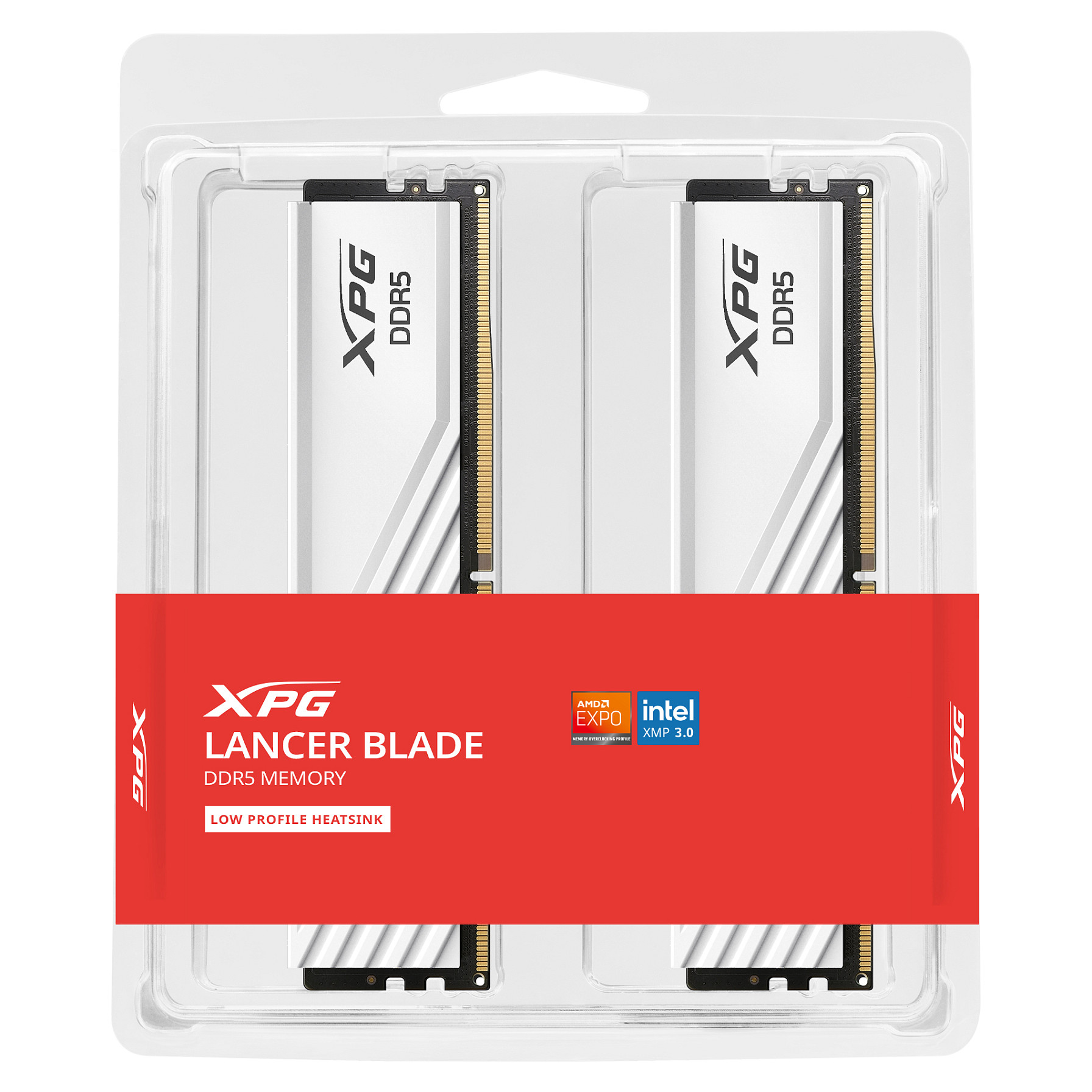 DDR5 RAM memorija ADATA XPG Lancer Blade 32GB (2x16GB) 5600MHz CL46 White (Intel XMP, AMD EXPO)-1