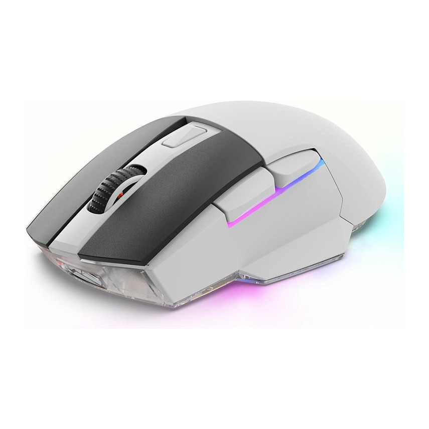 Miš SHARKOON Shark SGM50W (bežični, 6400 DPI, bijeli)-3
