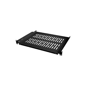 Polica za 19" rack LOGILINK SF1C45B (1U, dubina 350 mm, nosivost 10 kg, crna boja)-0