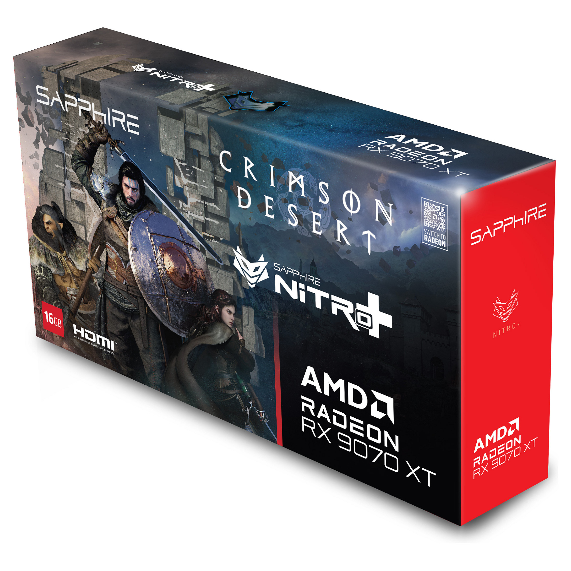 Grafička kartica SAPPHIRE RX 9070 XT Nitro+ Crimson (16GB GDDR6, 3x Fan)-5