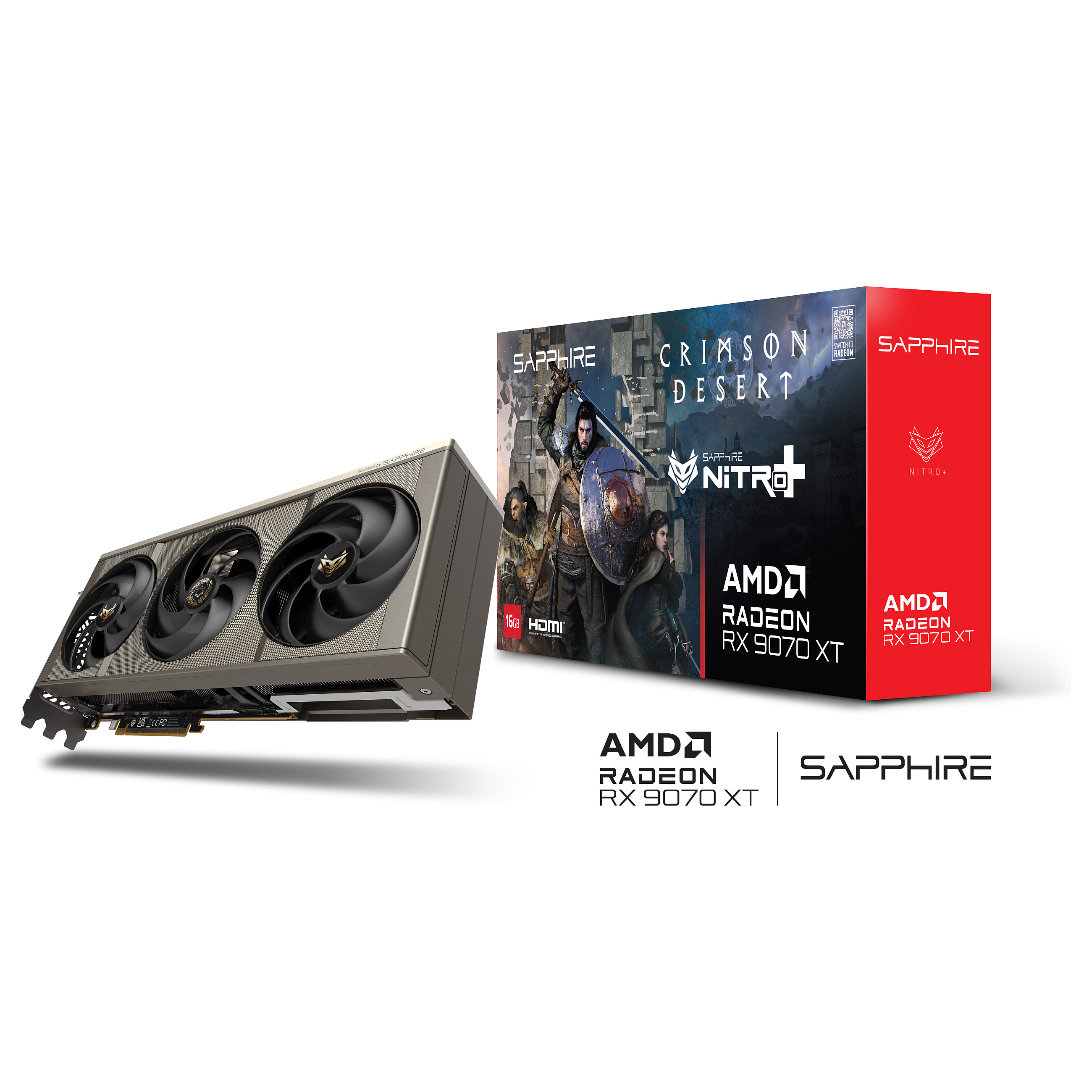 Grafička kartica SAPPHIRE RX 9070 XT Nitro+ Crimson (16GB GDDR6, 3x Fan)-7