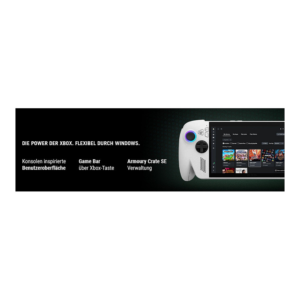 Prijenosna igraća konzola ASUS ROG Ally RC73YA-NH002W (AMD Ryzen Z1, 7" FHD 120Hz, 16GB RAM, 512GB SSD, Windows 11)-10