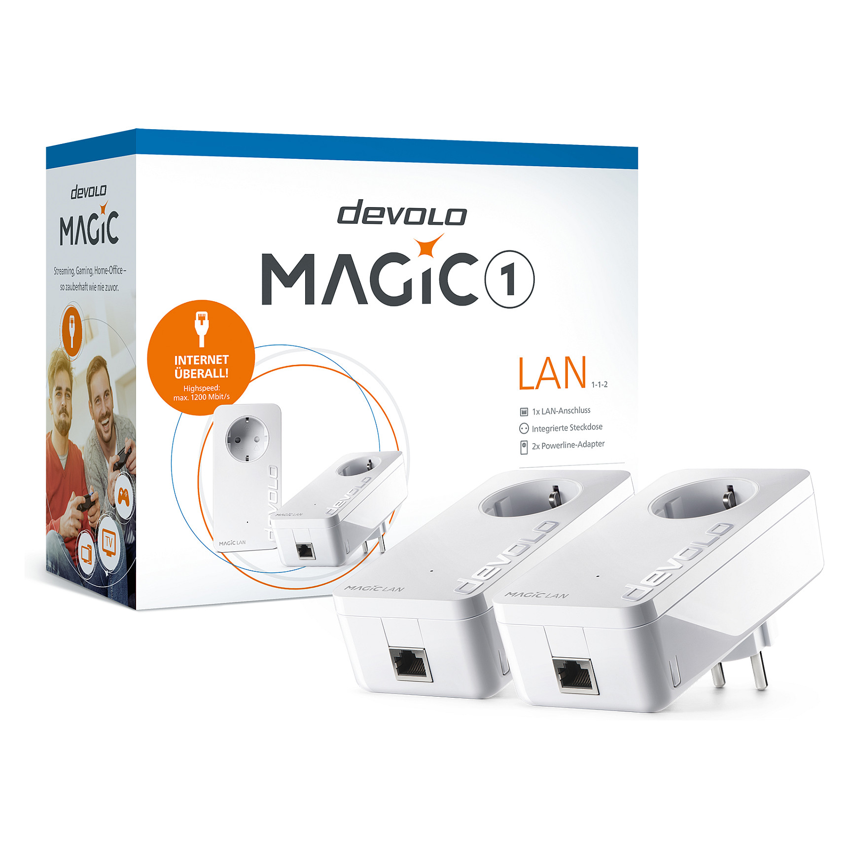 Powerline adapter DEVOLO Magic 1 LAN Starter Kit (do 1200 Mbit/s, 2 adaptera, G.hn)-2
