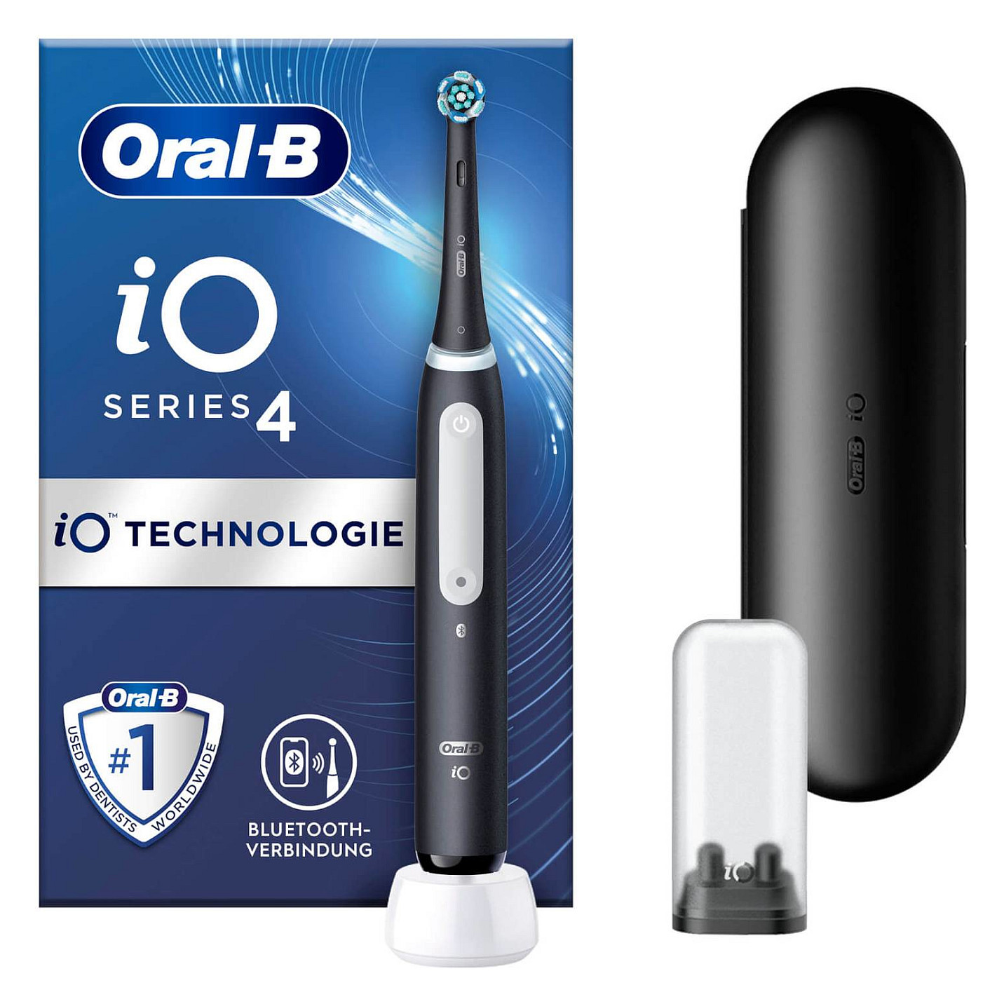 Električna četkica za zube ORAL-B iO Series 4 (Matt Black, s putnom torbicom)