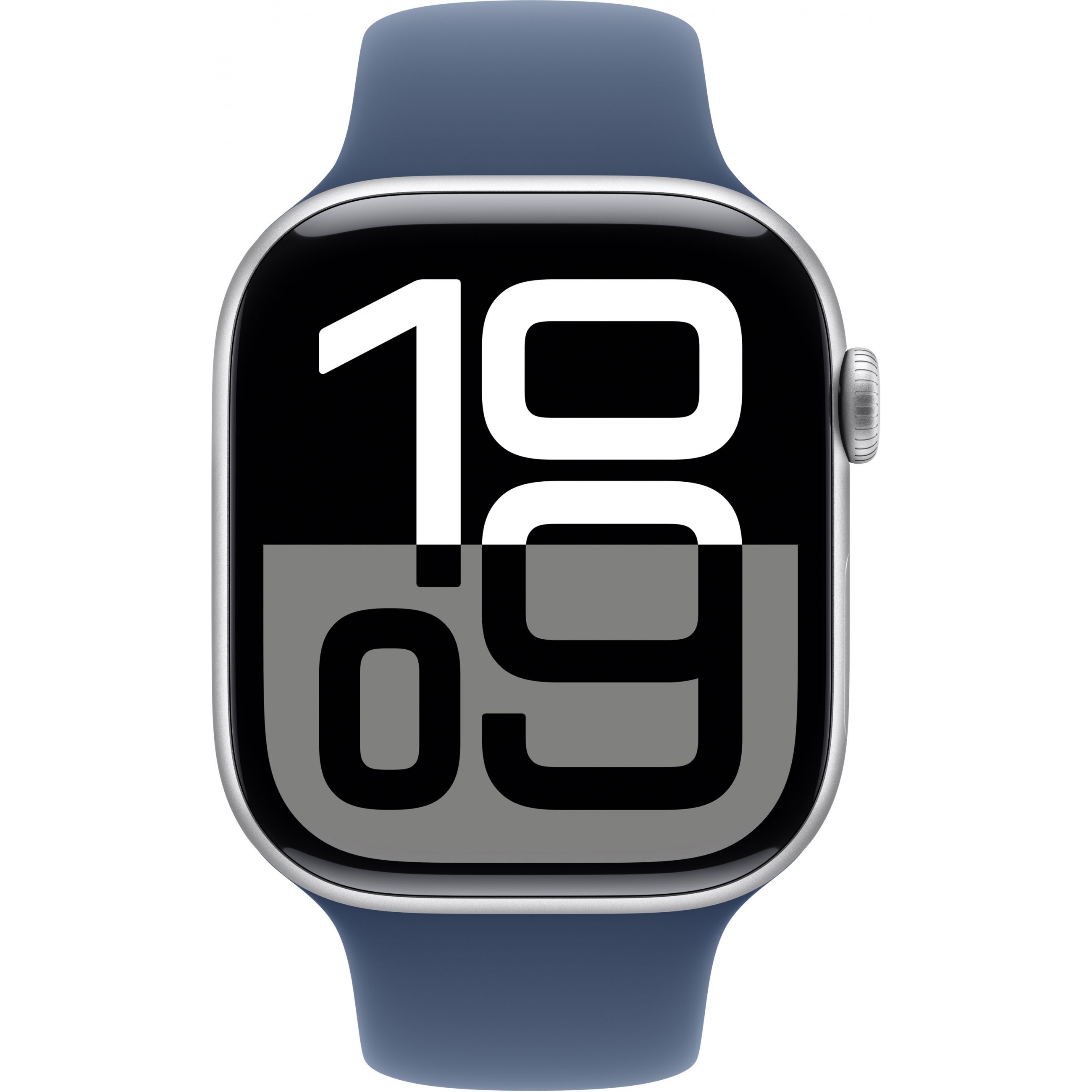 Pametni sat APPLE Watch Series 10 (GPS + Cellular, 46mm, Silver Aluminium Case with Denim Sport Band - S/M)-1
