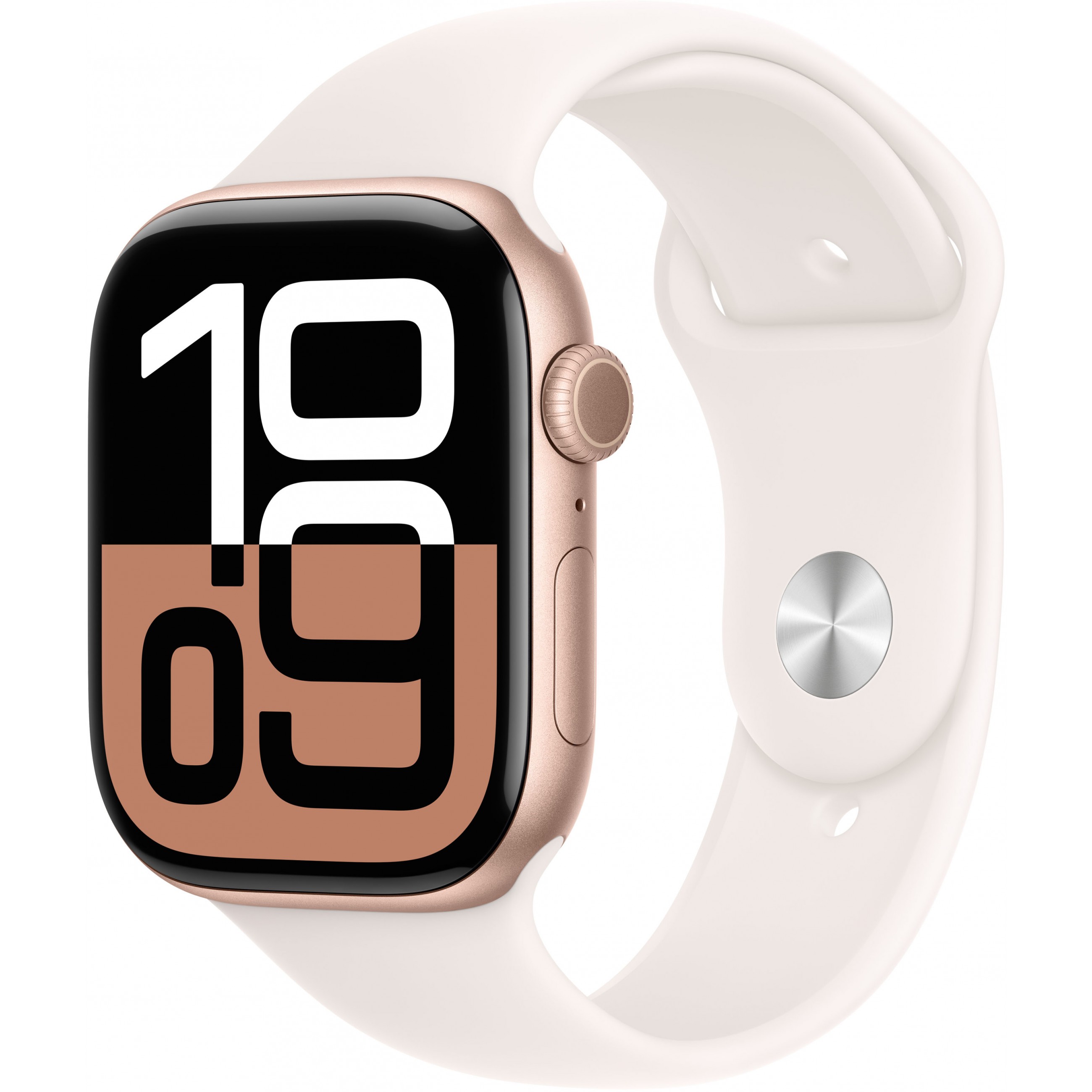 Pametni sat APPLE Watch Series 10 (GPS + Cellular, 46mm, Rose Gold Aluminium Case with Light Blush Sport Band - M/L)-0