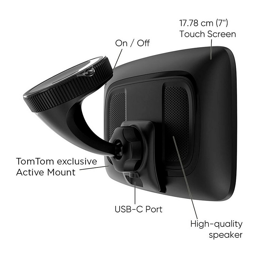GPS Navigacija TOMTOM GO Navigator 7 (7" HD zaslon, karte svijeta, Wi-Fi)-8