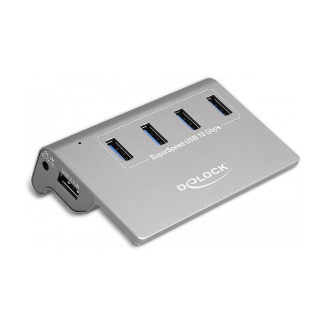 USB Hub DELOCK (4x USB-A 3.2 Gen 2, 10Gbps, USB-C)-0