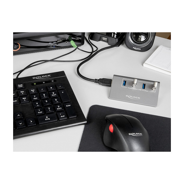 USB Hub DELOCK (4x USB-A 3.2 Gen 2, 10Gbps, USB-C)-3