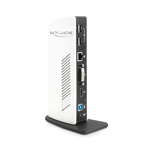 Port Replikator DELOCK USB 3.0 (HDMI, DVI, 2x USB 3.0, 4x USB 2.0, Gigabit LAN)