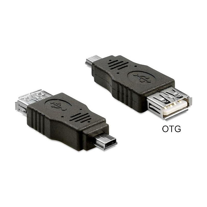 USB OTG adapter DELOCK 65399 (USB mini (M) na USB-A (Ž))-0