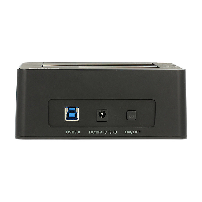 Docking stanica DELOCK 62661 (2x 2.5"/3.5" SATA III, USB 3.0, Clone funkcija)-2
