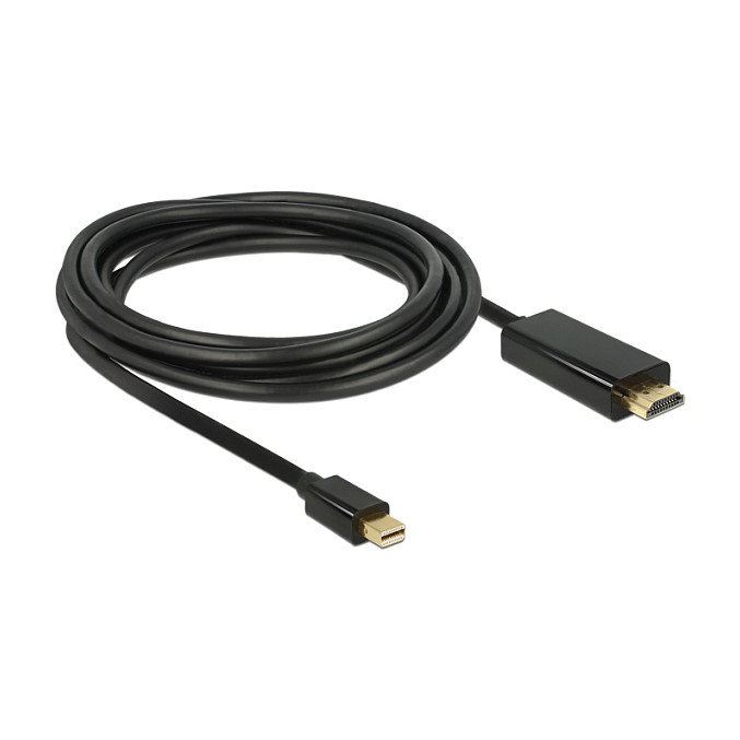 KABEL DELOCK Mini DisplayPort na HDMI (3m, crni)-0