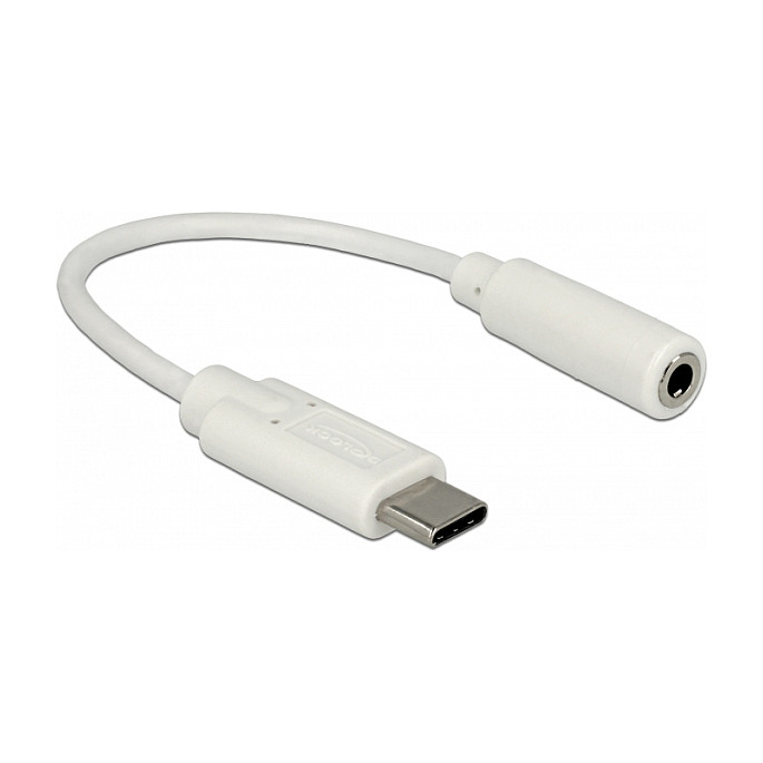 Audio adapter DELOCK USB-C na 3.5mm (USB-C muški na 3.5mm ženski, 14 cm)