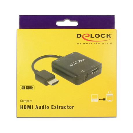 HDMI Audio Extractor DELOCK 63276 (4K 60Hz, S/PDIF, 3.5mm)-2