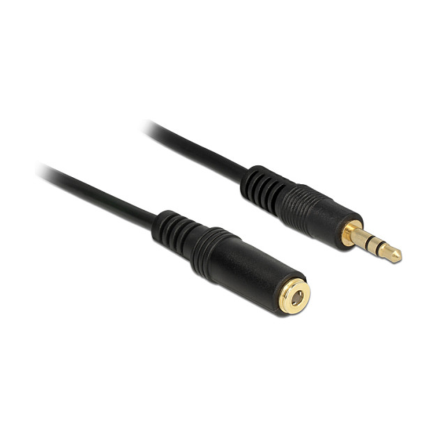 Audio produžni kabel DELOCK 83766 (3.5mm M/Ž, 2m, crni)-0