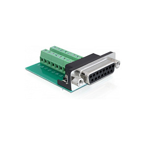 Adapter DELOCK 65274 (DB15 ženski na 16-pinski terminalni blok)