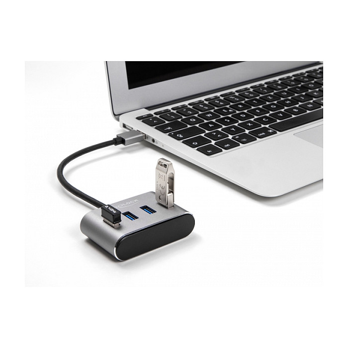 USB Hub DELOCK 4-portni (4x USB 3.2 Gen 1 Type-A, gornji portovi)-1