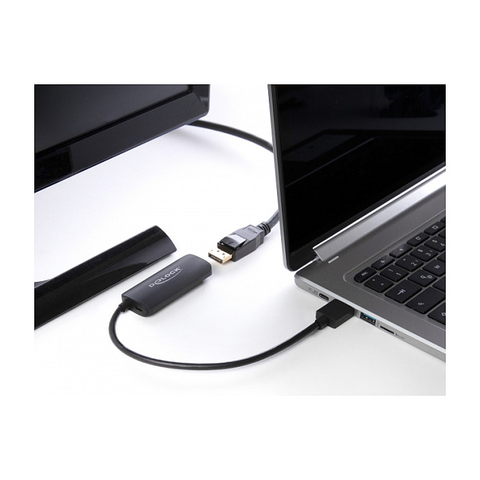 Adapter DELOCK 64213 (HDMI-A (M) na DisplayPort (Ž), 8K)-1