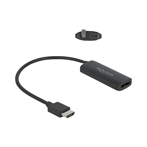 Adapter DELOCK 64213 (HDMI-A (M) na DisplayPort (Ž), 8K)-3