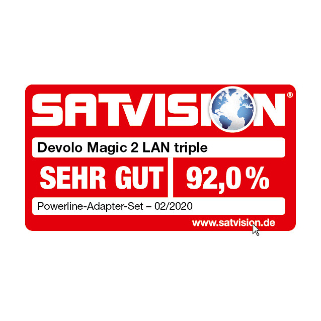 Powerline adapter DEVOLO Magic 2 LAN triple Starter Kit (2400 Mbit/s, 3x Gigabit LAN)-4