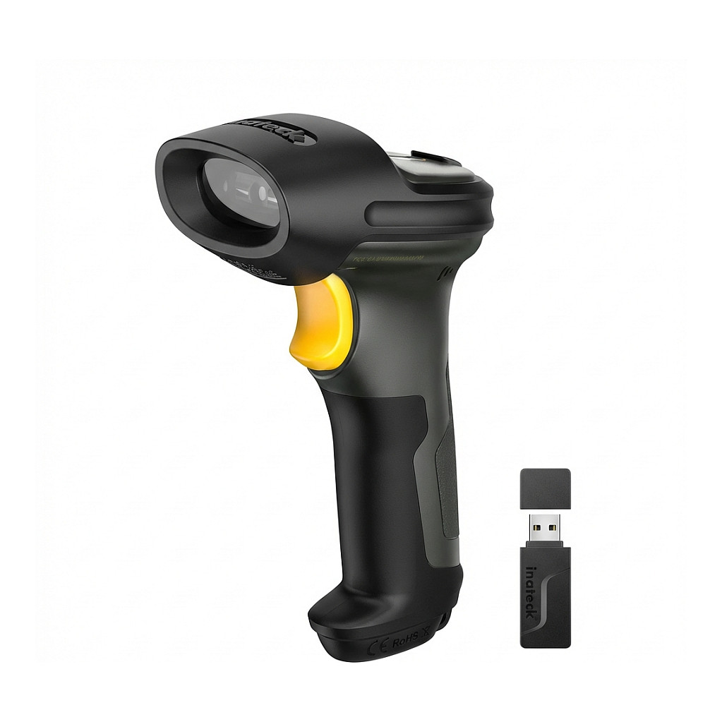 Barkod čitač INATECK P7 (2D, Bluetooth, bežični, tamno sivi)-0