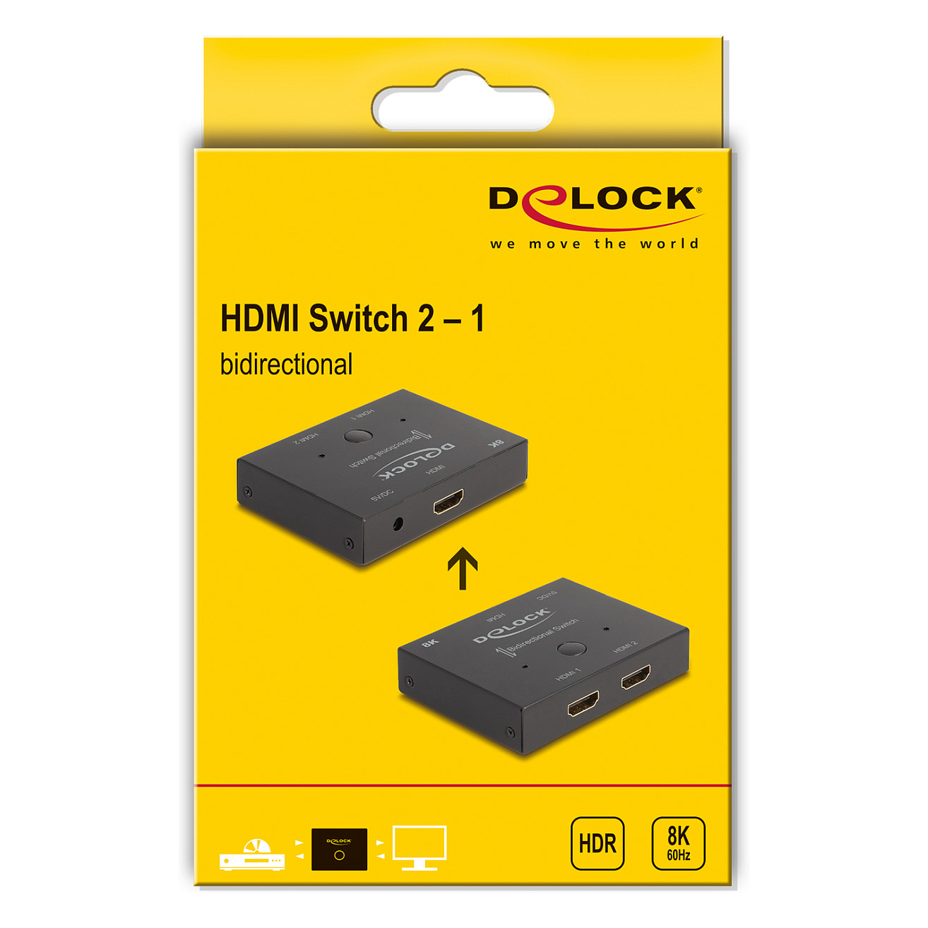 HDMI Switch DELOCK 87768 (bidirekcionalni, 2-portni, 8K 60Hz)-2