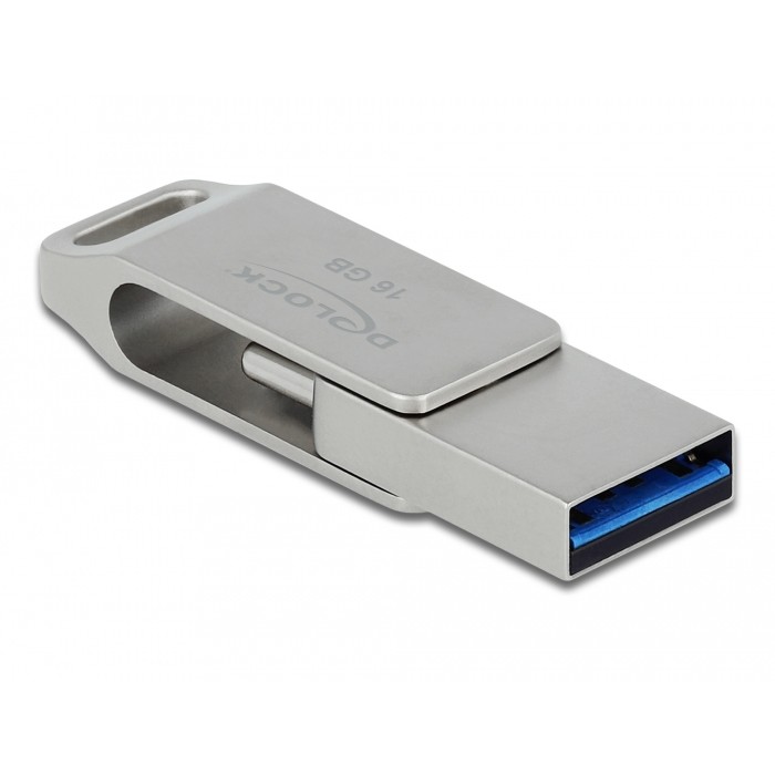 USB memorija DELOCK 54075 (64GB, USB 3.2 Gen 1, USB-C/USB-A, metalno kućište)-2