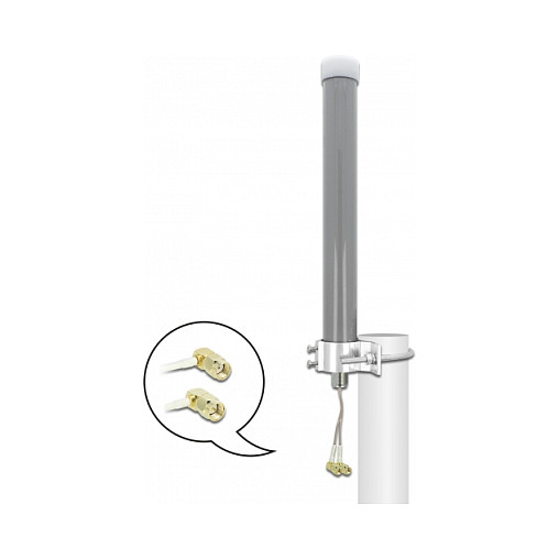Antena DELOCK Multiband LTE/WLAN (2-3 dBi, omnidirekcijska, vanjska, SMA/RP-SMA)-0