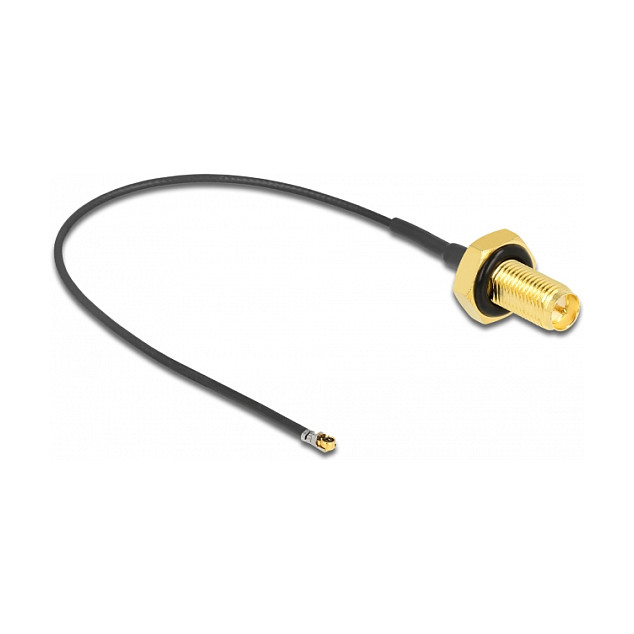 Antenski kabel DELOCK RP-SMA na MHF 4L LK (10cm, 50 Ohm, vodootporan)