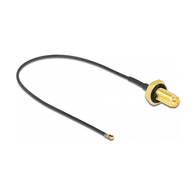 Antenski kabel DELOCK RP-SMA na MHF 4L LK (20cm, 1.37mm, vodootporan)