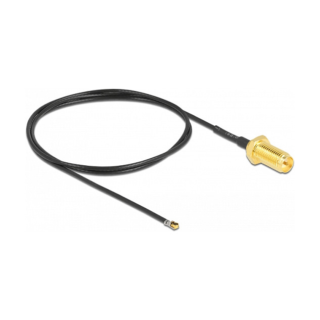 Antenski kabel DELOCK 12660 (RP-SMA (Ž) na MHF 4L LK (M), 50cm, 50 Ohm)
