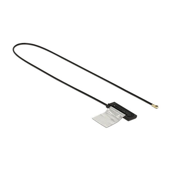 Antena DELOCK Dualband WLAN WiFi 6 (interna, 1 dBi, 25cm, I-PEX MHF 4L)